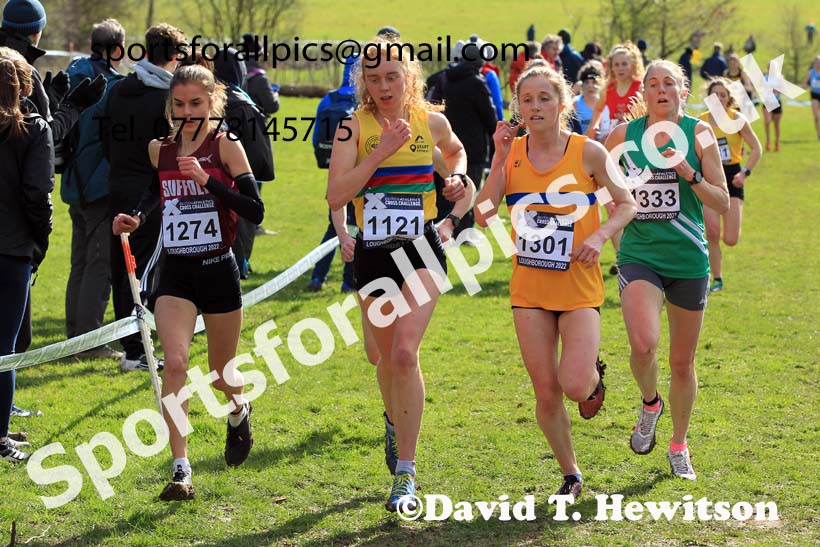 Senior Womens 2022 CAU Inter Counties Cross Country, Prestwold Hall, Loughborough.  Photo: David T. Hewitson/Sports for All Pics